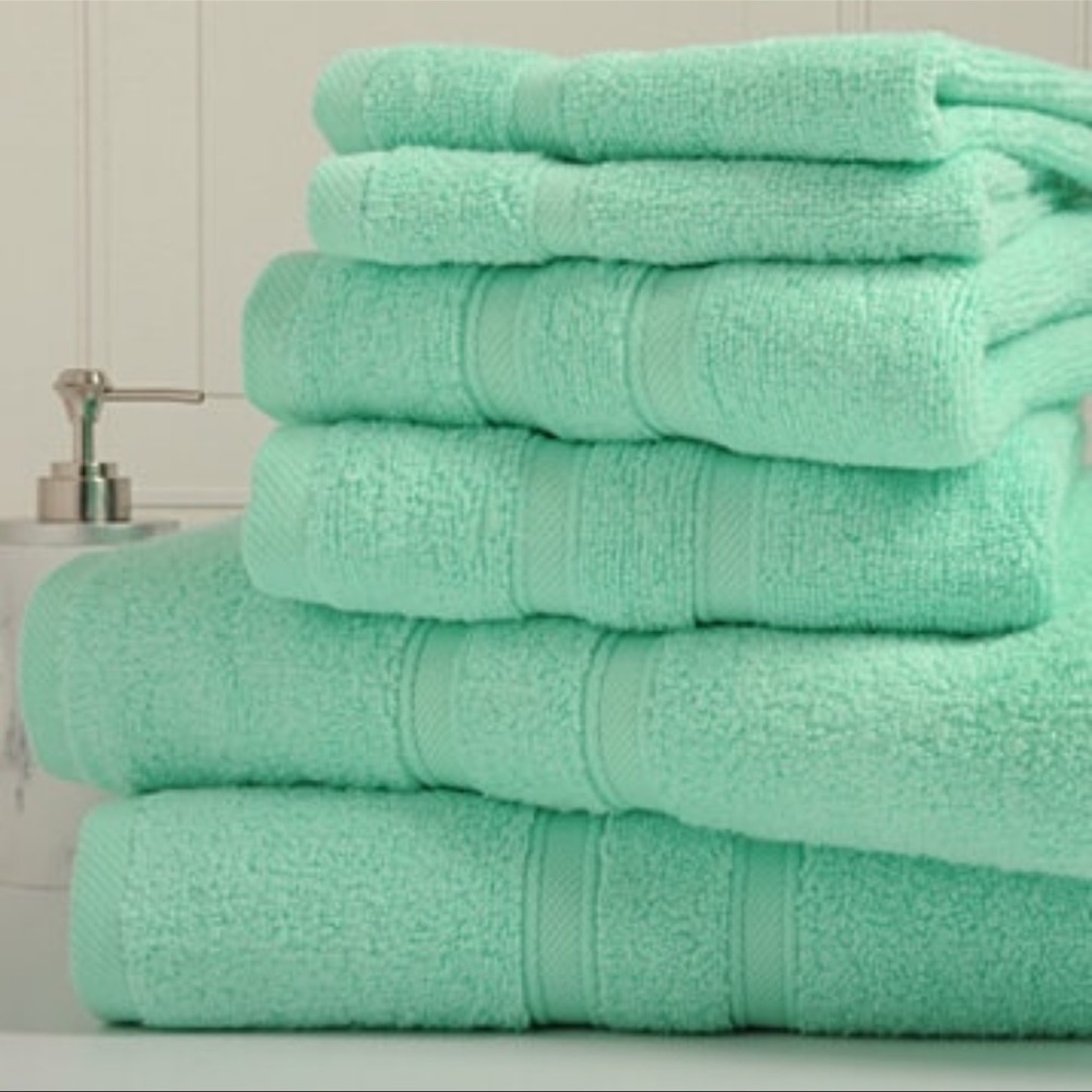100% Cotton 6-Piece Egyptian Cotton Towel Set
